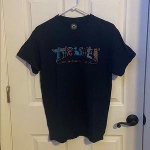 Dark blue thrasher shirt